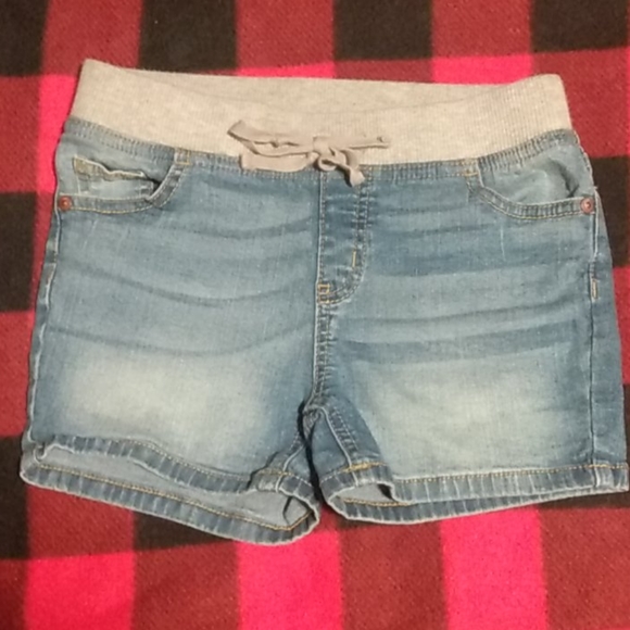 3 PAIRS JUSTICE Pull On Denim Shorts 12 Slim - Picture 9 of 11